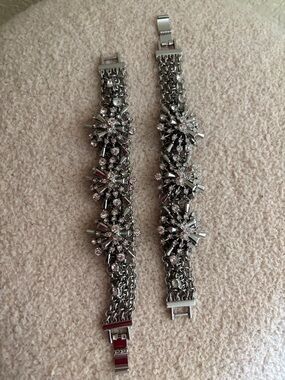 Set of Banana Republic Starburst Crystal Bracelets EUC